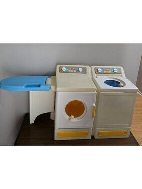 Little Tikes Washer Dryer Iron Child Size Toddler Vintage- Rare-Read Description